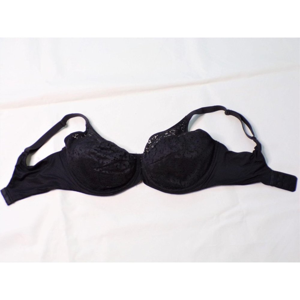 CHANTELLE Norah Underwire Non-Padded Bra Black 34DDDD #13F1 NEW - Picture 8 of 12